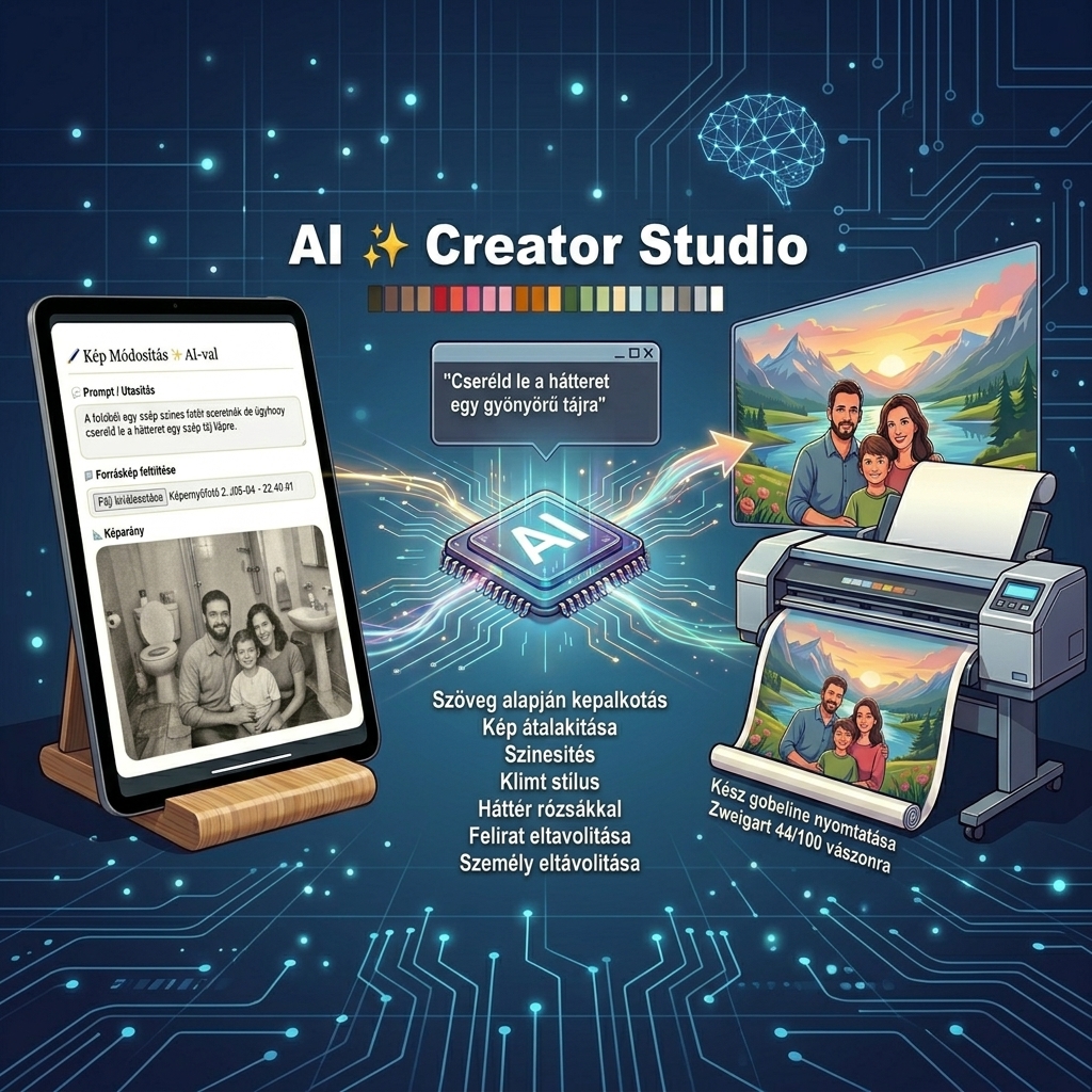 AI Gobelin Creator Studio – tervezd meg saját gobelin mintádat