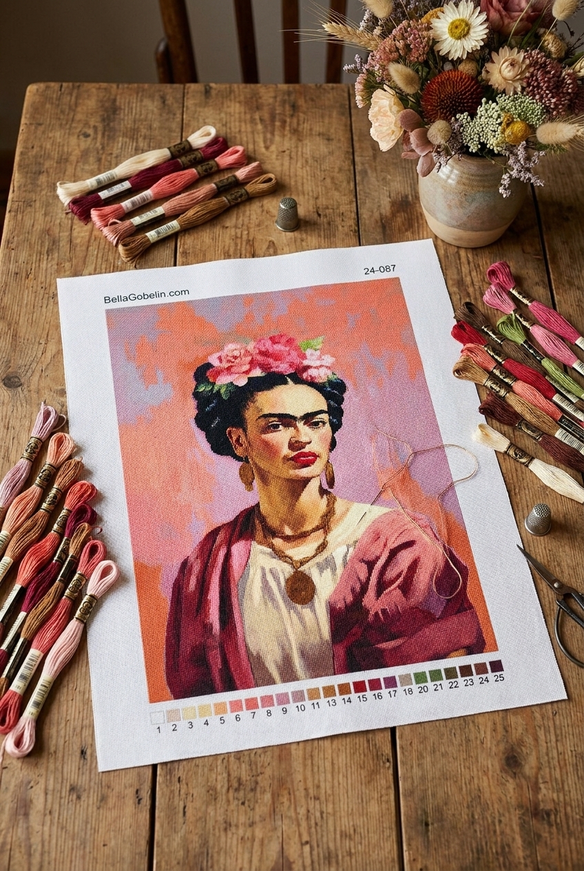 Frida Kahlo modern portré