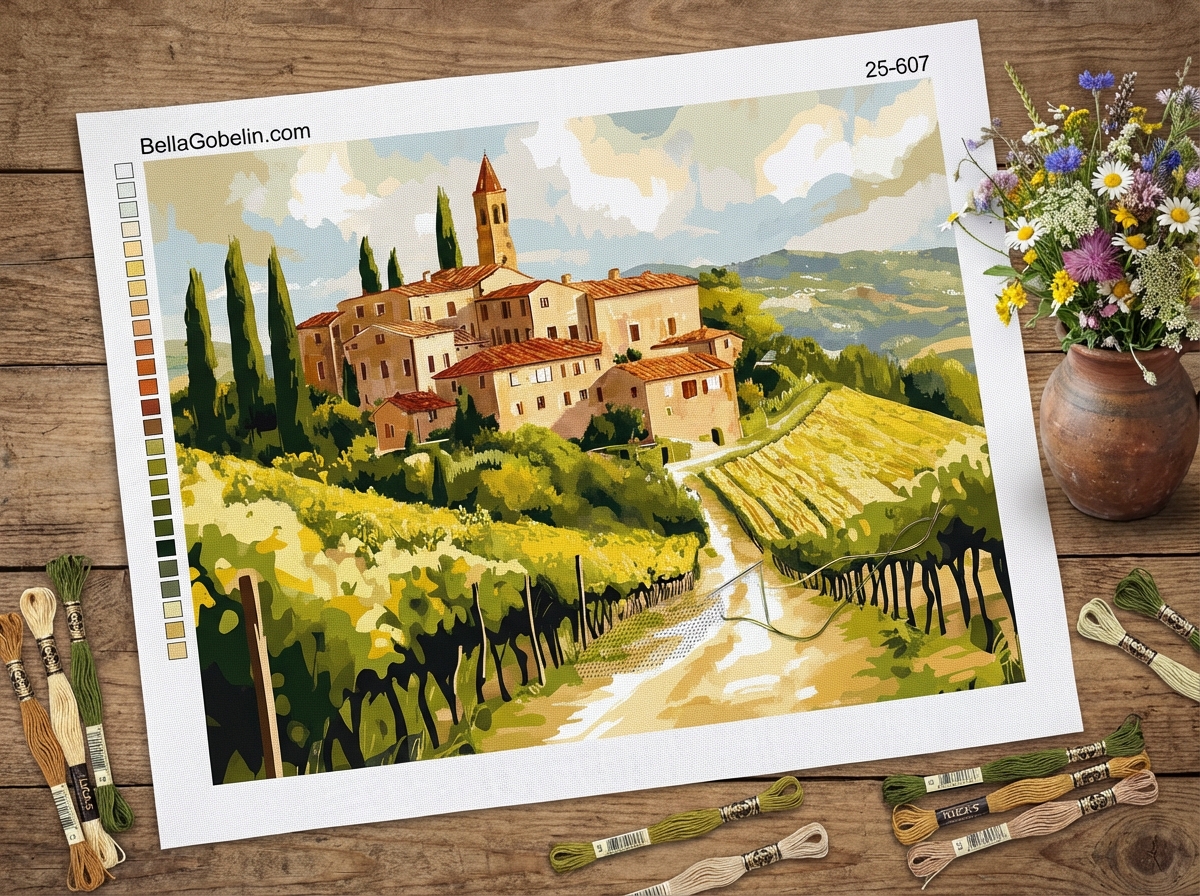 Toszkán falu, Chianti, Bor
