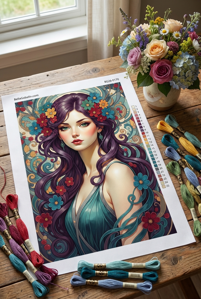Alphonse Mucha stílus - Variáció 1