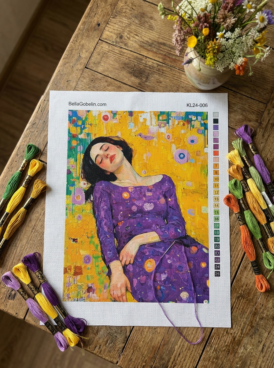 Klimt stílus: Pihenés