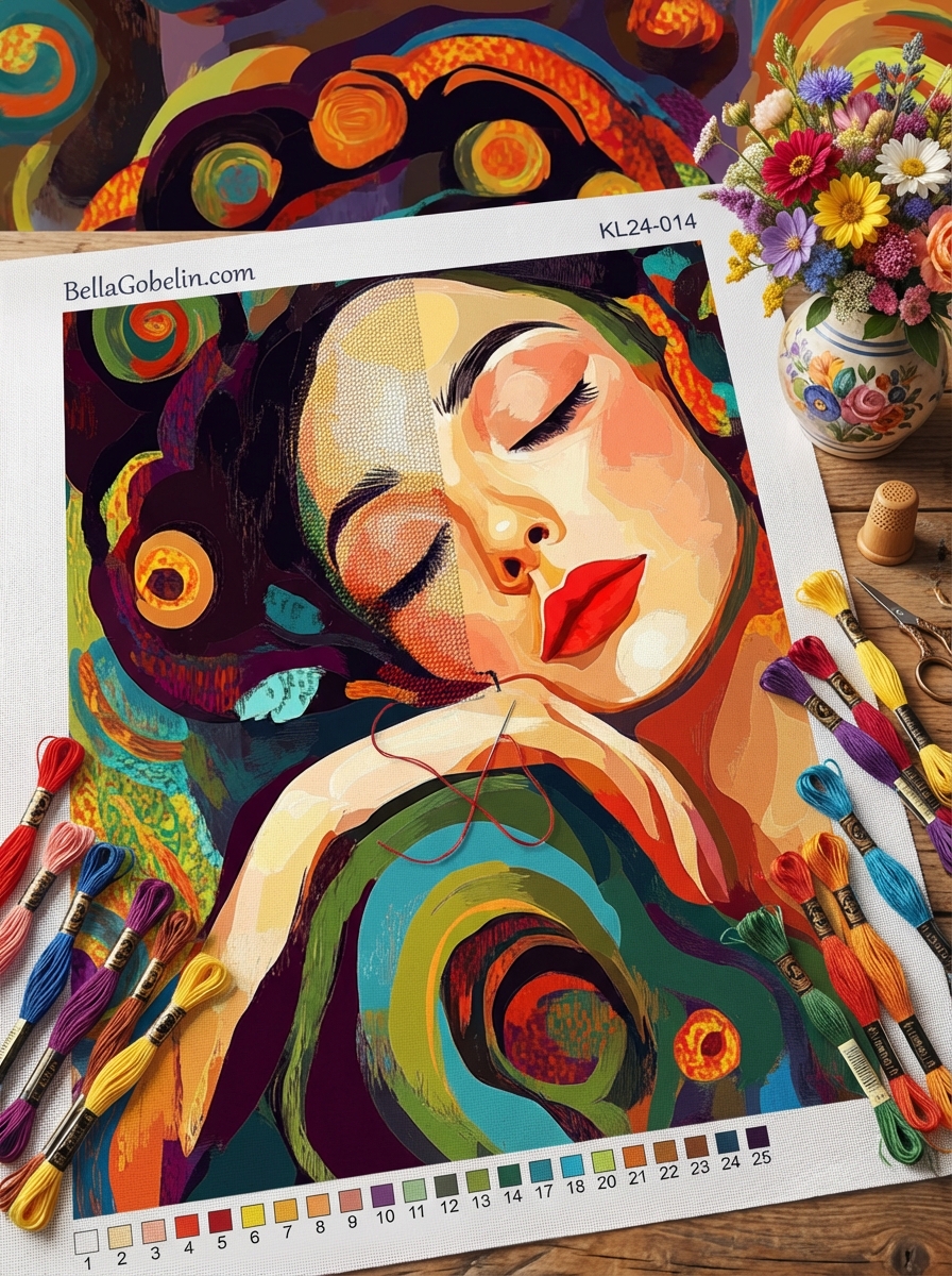 Klimt stílus: Pihenő