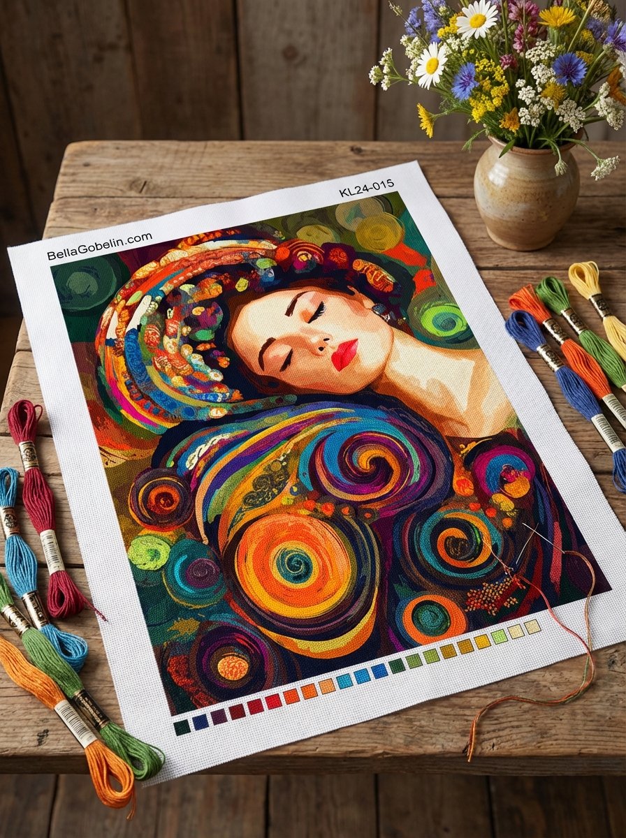 Klimt stílus: Pihenő