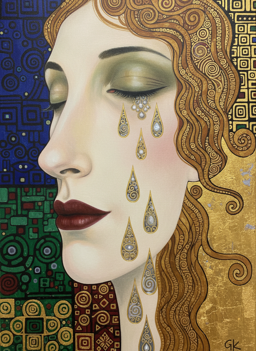 Klimt - Arany könnyek - Variáció 2