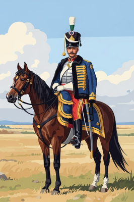 Magyar Huszár lovon