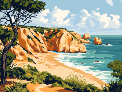 Portugál tájkép - Algarve