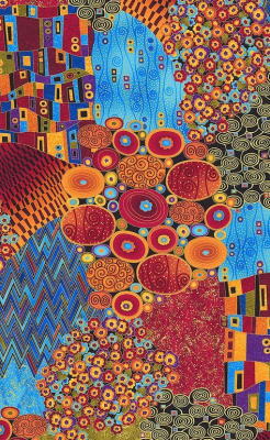 Klimt stílusú kép