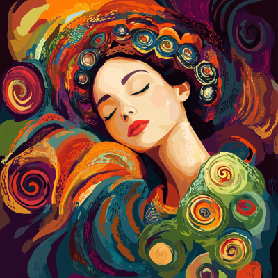 Klimt stílus: Álom sorozat