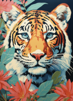 Leselkedő tigris