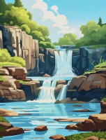 Krka vízesés