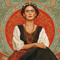 Frida Kahlo portré