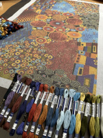 Klimt stílusú kép