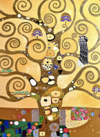 Klimt stílusú kép