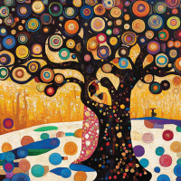 Klimt stílus: A fa